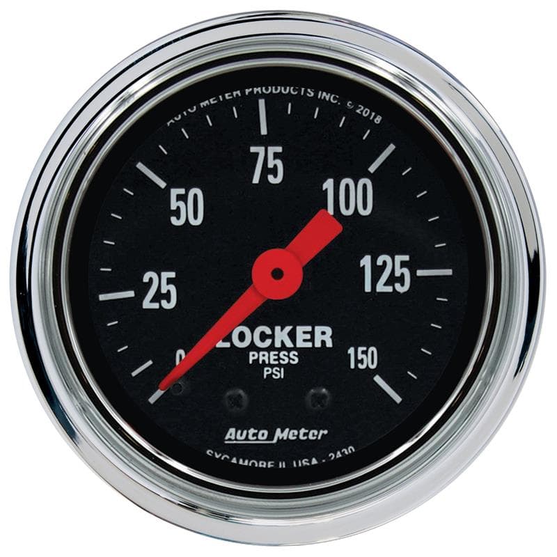 AutoMeter Air Locker Gauge for Vehicle Cabin Precision Mechanical Monitoring