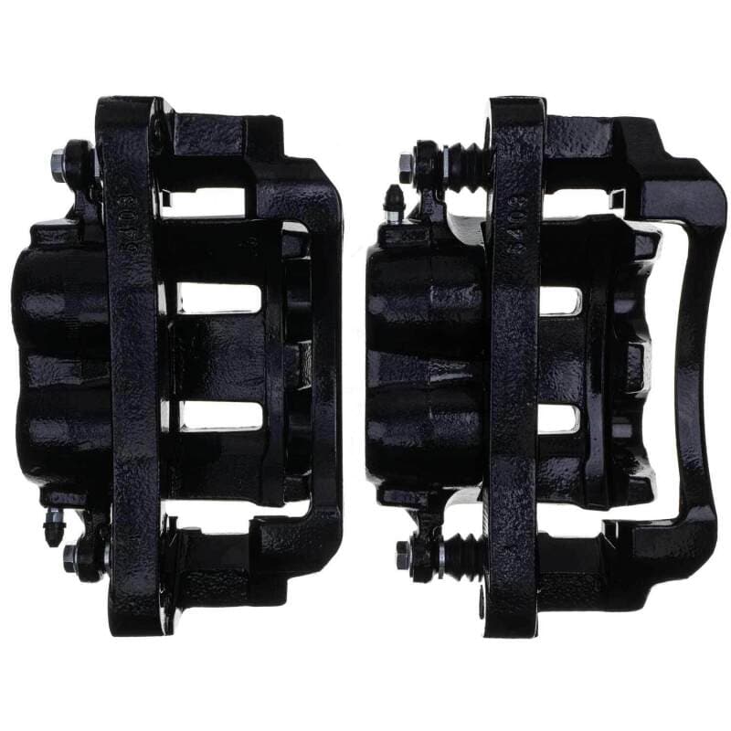 PowerStop Brake Calipers Black Powder Coated Pair Durable High-Temp Finish - Image 4