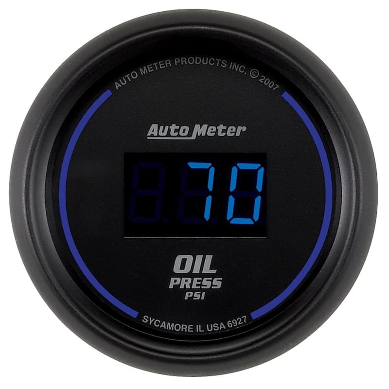 AutoMeter Digital Oil Pressure Gauge 1/8" NPT Transducer