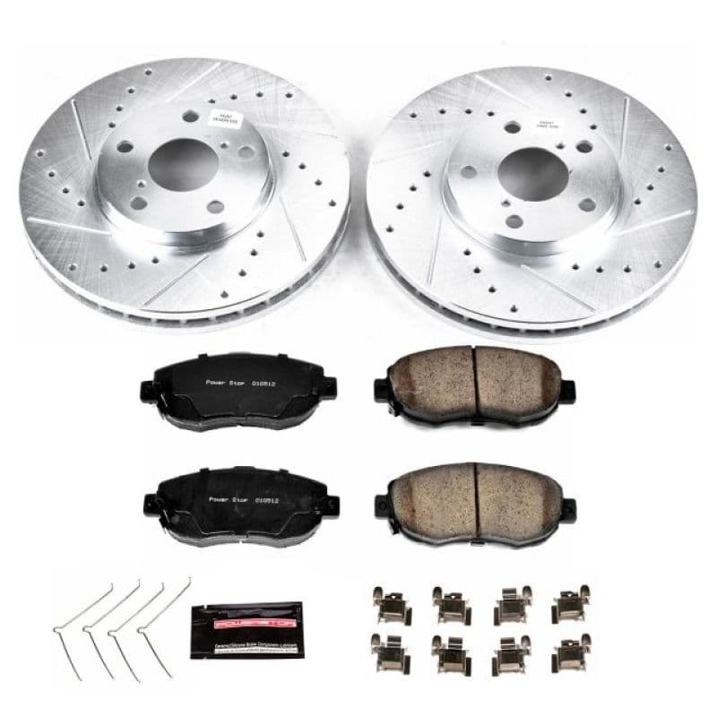 PowerStop Z23 Evolution Sport Brake Kit for Daily Driver Carbon-Fiber Ceramic...