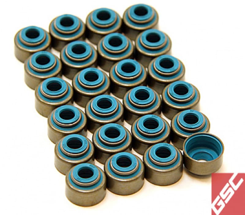 GSC Power Division Valve Stem Seal Kit for Toyota 2JZ Viton 6mm Set of 12