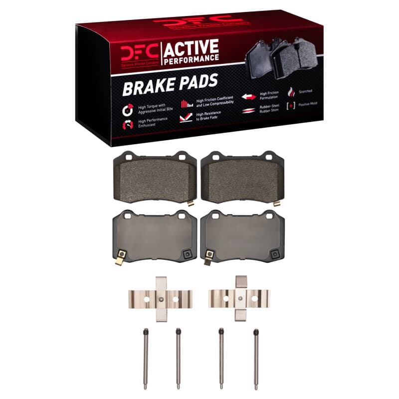 DFC Active Performance Brake Pads for Chevy C6 6-Piston