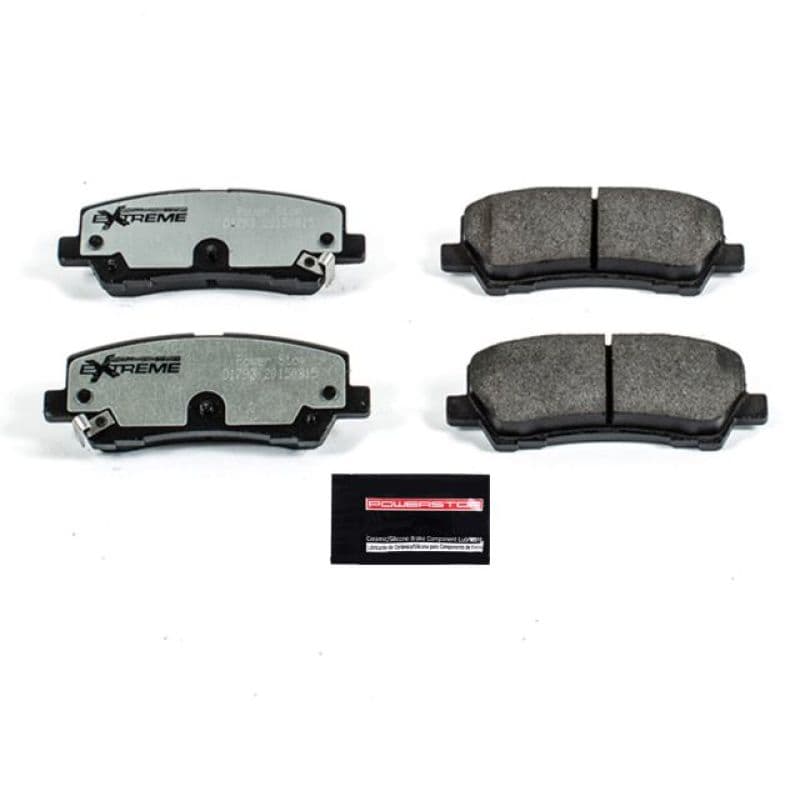 PowerStop Z26 Ceramic Brake Pads for Muscle Cars Low-Dust Carbon-Fiber Compound