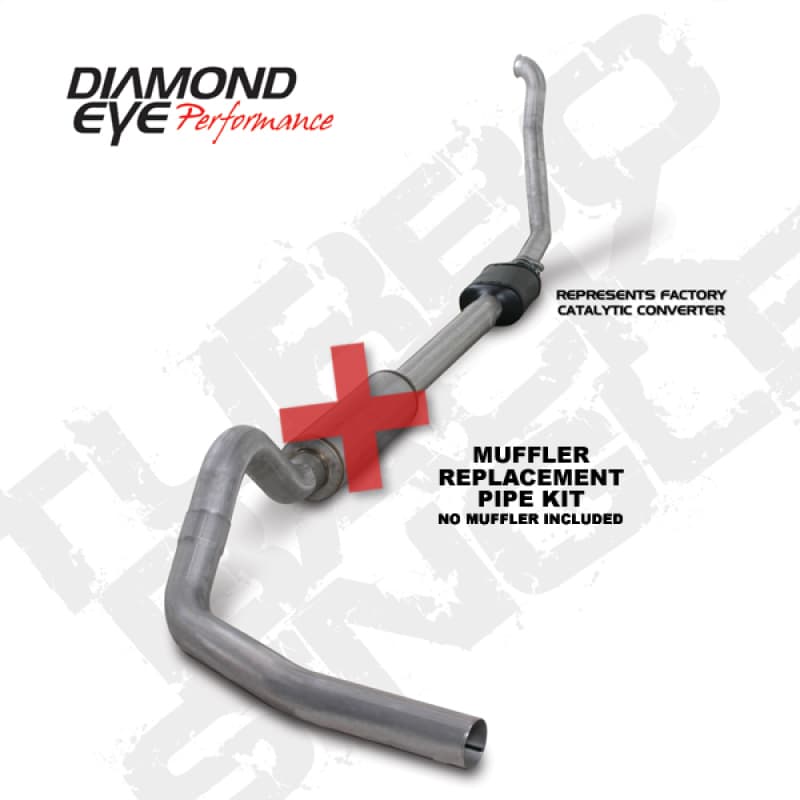 Diamond Eye Performance Turbo Back Exhaust Kit AL for Chevy C6 - Image 3