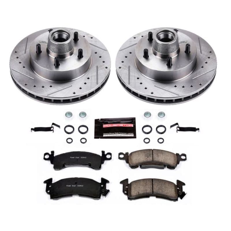PowerStop Z23 Evolution Brake Kit for Daily Drivers with Carbon-Fiber Ceramic...