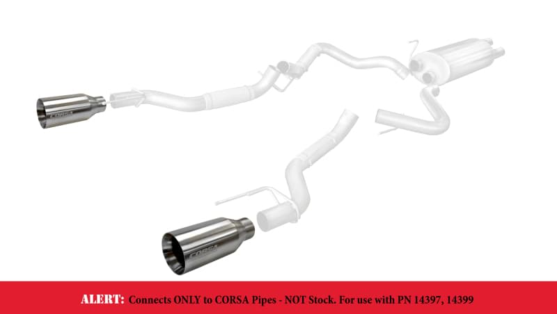 CORSA Performance Tip Kit Dual-Walled Stainless Steel for CORSA Exhaust Systems - Image 3