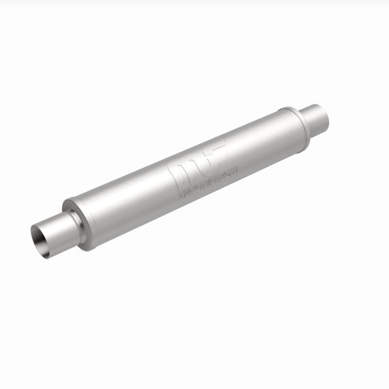 Magnaflow 4in Round Straight-Through Performance Muffler 4x4x22in Satin Finish - Image 3