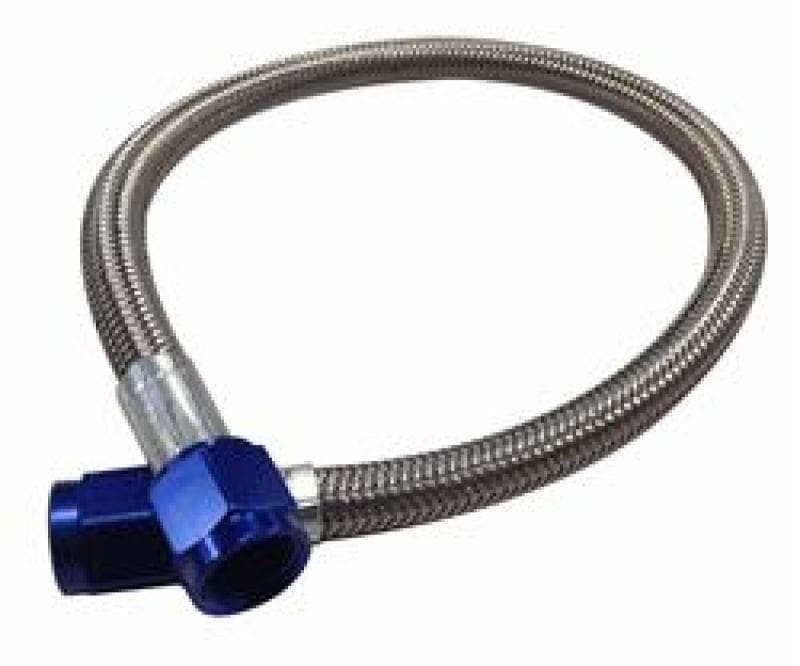 Fragola -4AN Hose Assembly 36in Blue Straight x Straight Nitrous Supply Line