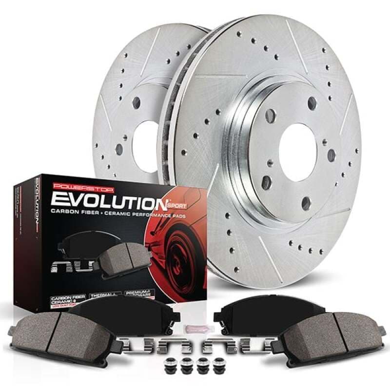 PowerStop Z23 Evolution Sport Brake Kit for Daily Driver Carbon-Fiber Ceramic...
