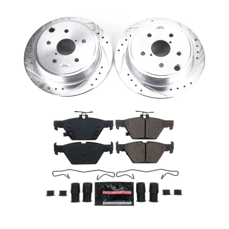 PowerStop Z23 Evolution Sport Brake Kit for Daily Driver Carbon-Fiber Ceramic...