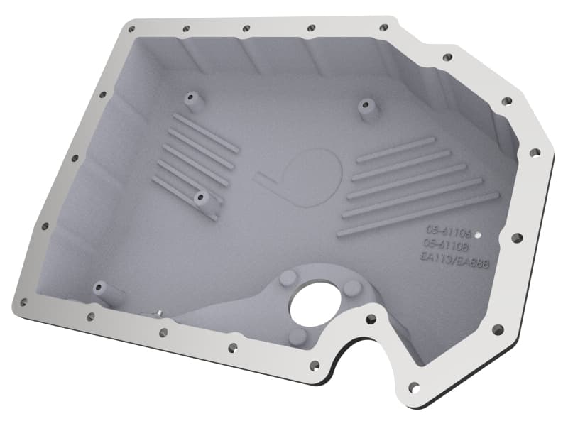 aFe Oil Pan for Increased Capacity with Cooling Fins and Magnetic Drain Plug - Image 4