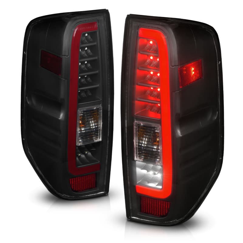 ANZO LED Taillight Assembly for Chevy C6 Clear Lens Black Housing Pair - Image 3