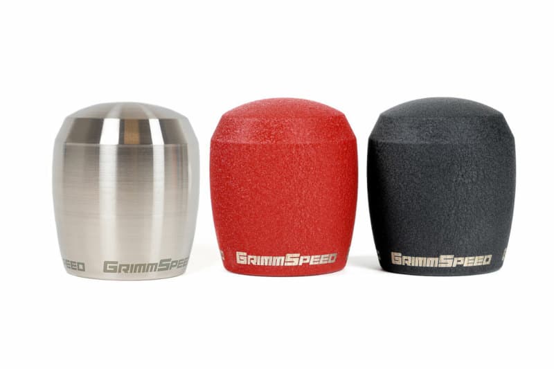 GrimmSpeed Stubby Shift Knob Stainless Steel M12x1.25 - Image 3