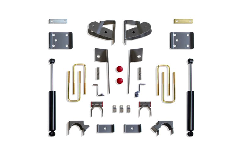 Maxtrac Lowering Flip Kit for 2019+ GM C/K1500 2WD/4WD 3-4in Rear Adj.