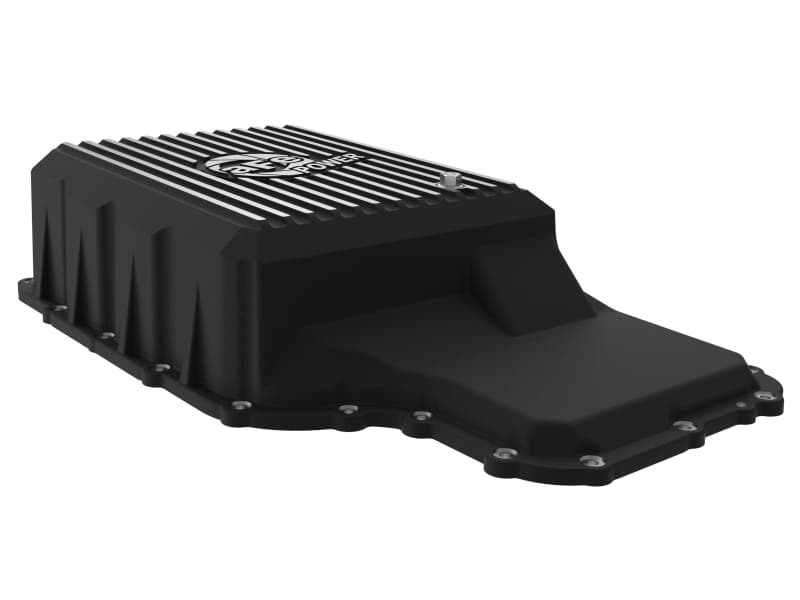 aFe Transmission Pan for Chevy C6 Increased Capacity with Cooling Fins & Magn... - Image 5