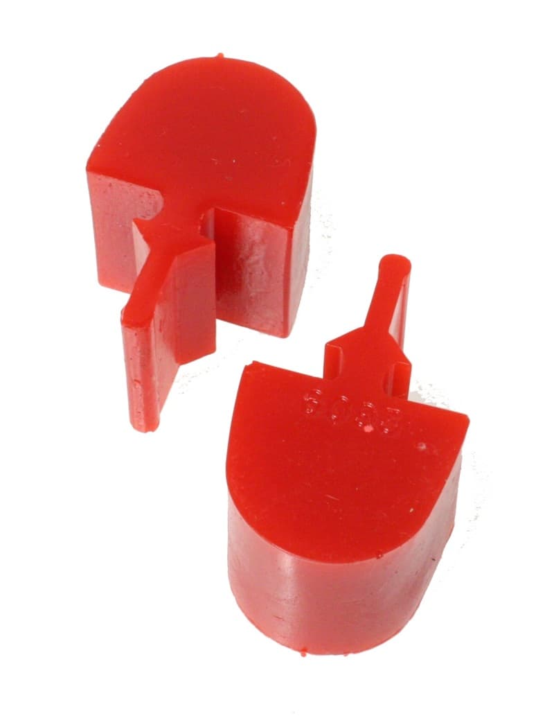 Energy Suspension Bump Stops Hyper-Flex Polyurethane Bullet Shape Red - Image 2