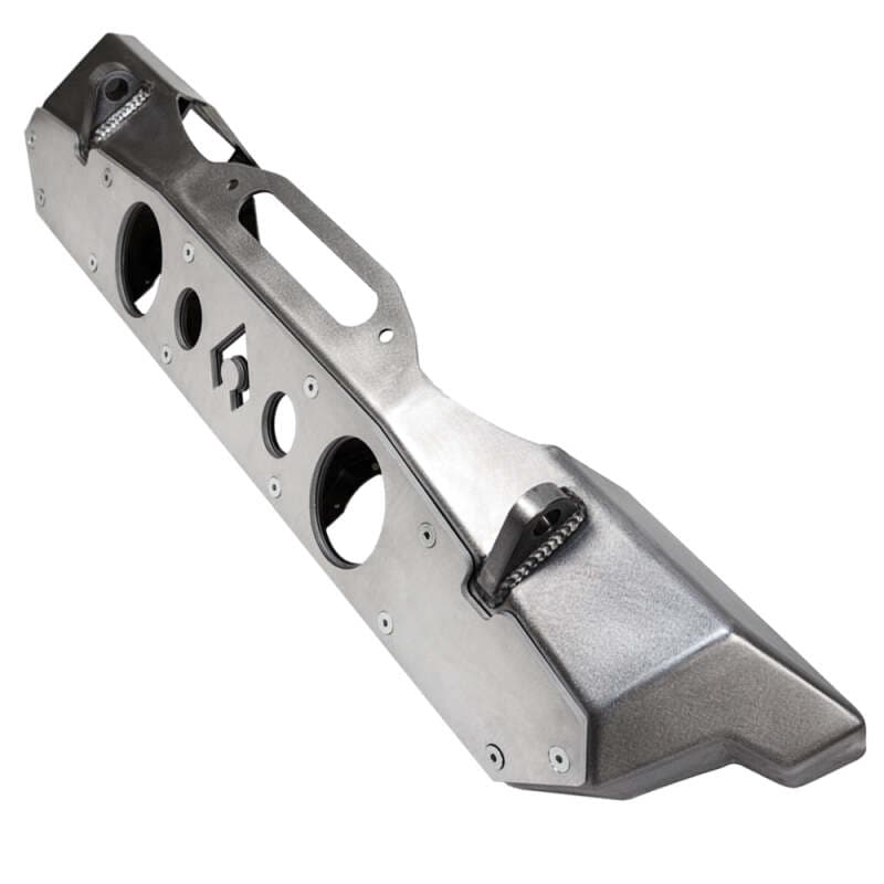 Artec Industries Front Bumper with Aluminum Skid for Jeep JK Black Powder Coat