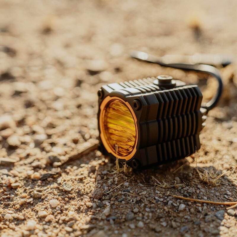 KC HiLiTES Replacement Lens for FLEX ERA 1 Yellow Spread Beam Pattern - Image 2