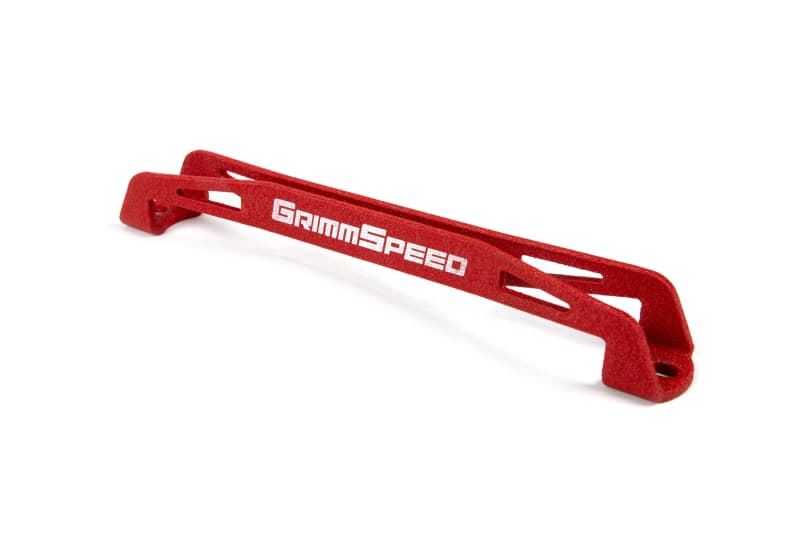GrimmSpeed Battery Tie Down for 08-18 Subaru WRX/STI Lightweight Red
