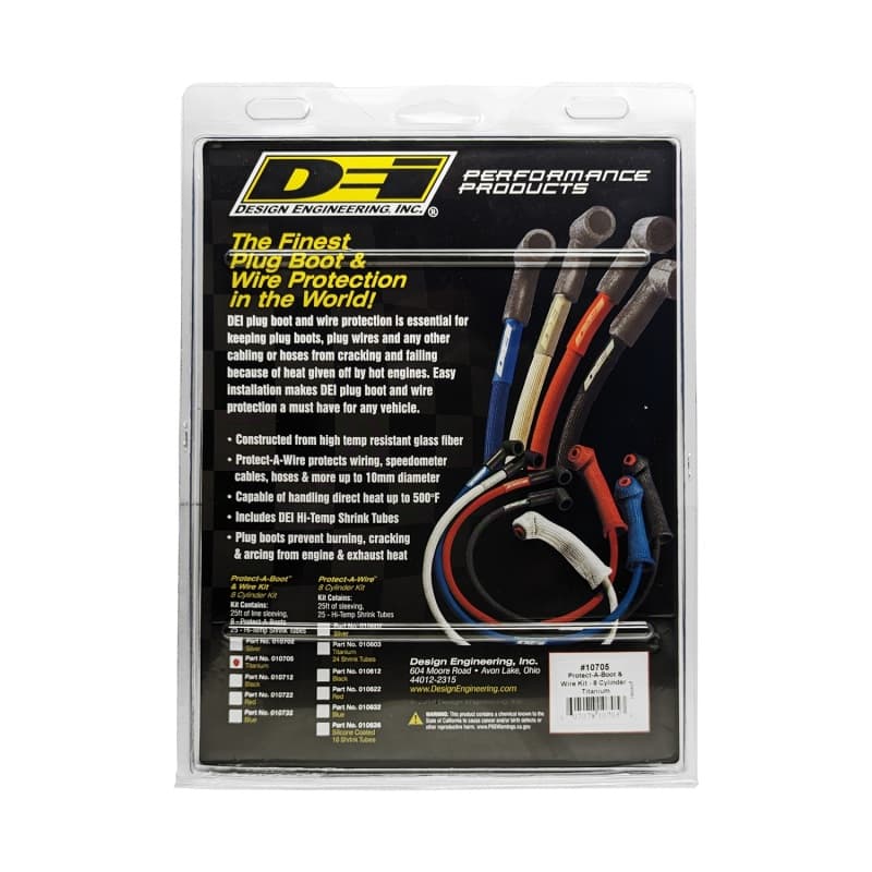 DEI Titanium Protect-A-Boot Universal Fit High Heat Resistant Spark Plug Boot... - Image 3