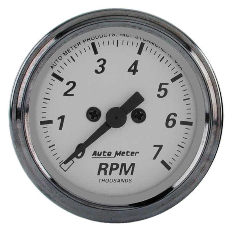AutoMeter American Platinum Tachometer 0-10,000 RPM Air Core Movement