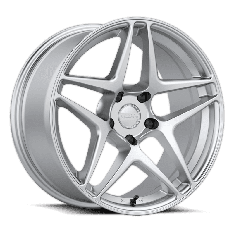 Kansei K15G Astro 18x8.5in 5x114.3 Hyper Silver Wheel