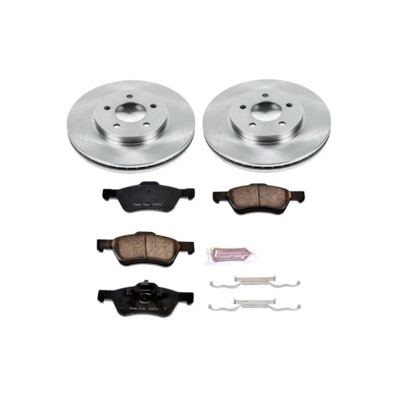 PowerStop Autospecialty Brake Kit with Z17 Ceramic Pads and Rotors
