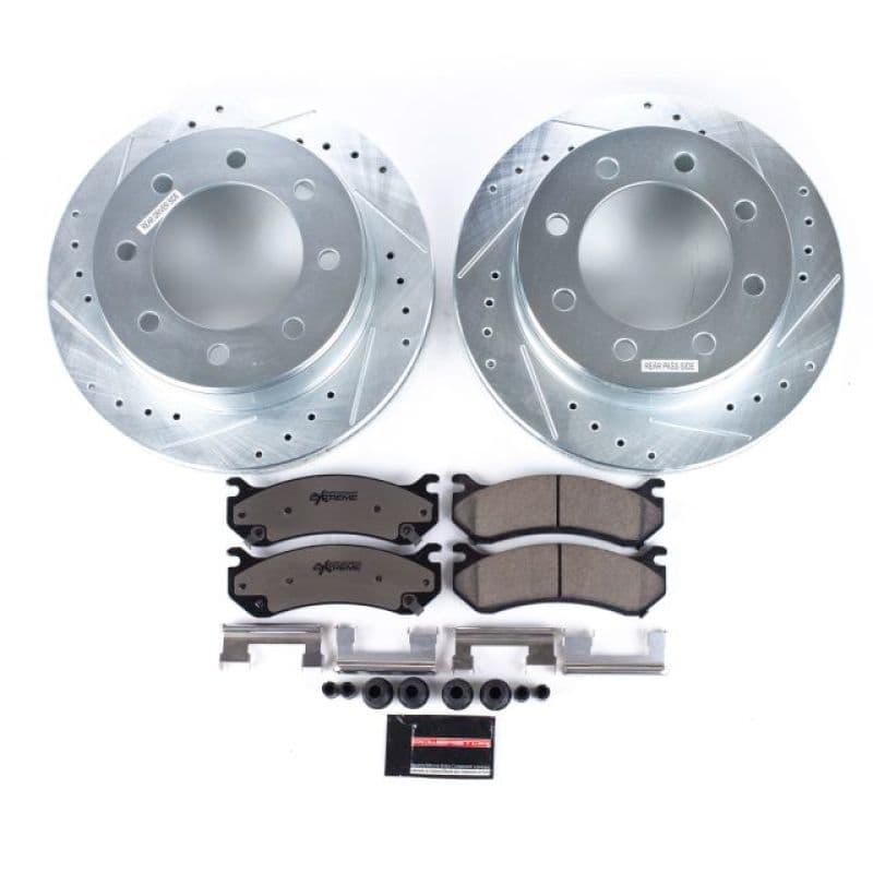 PowerStop Z36 Truck & Tow Brake Kit for Trucks 4x4 SUVs with Carbon-Fiber Cer...