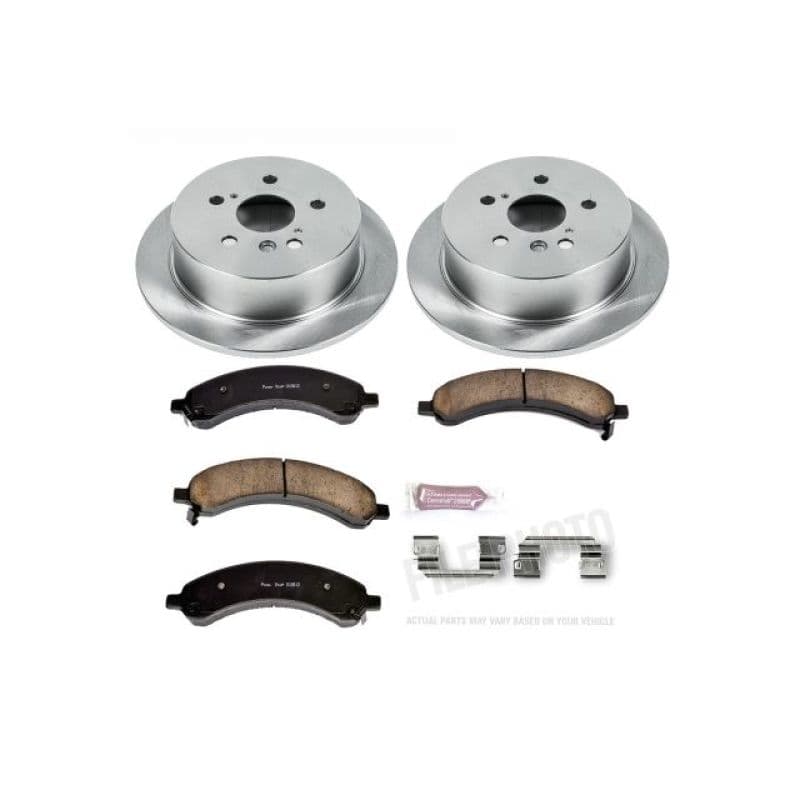 PowerStop Z17 Stock Replacement Brake Kit with Autospecialty Rotors