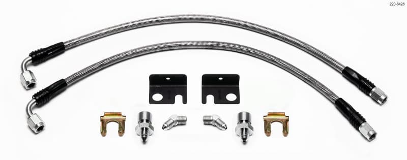 Wilwood Flexline Brake Hose Kit for 00-04 PT Cruiser/Neon SRT with Forged Dyn...