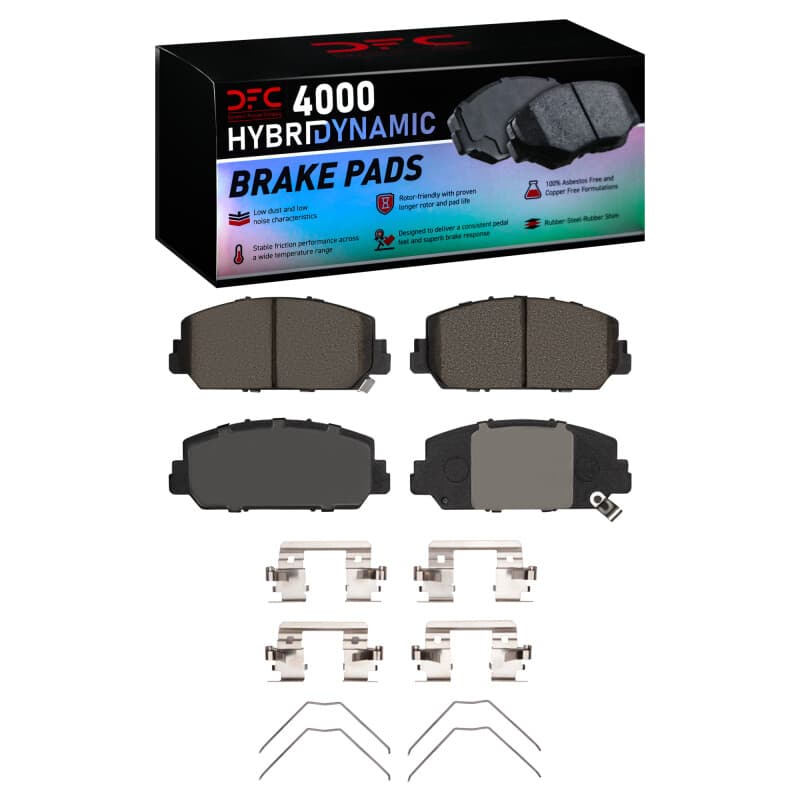 DFC 4000 HybriDynamic Brake Pads Consistent Pedal Feel Low Dust Low Noise
