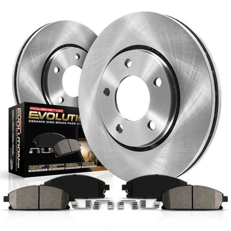 PowerStop Z17 Stock Replacement Brake Kit with Ceramic Pads and Rotors - Image 2