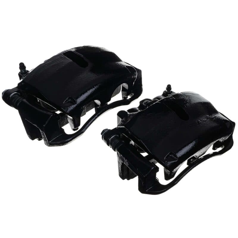 PowerStop Brake Calipers Black Powder Coated Pair Durable High-Temp Finish - Image 5