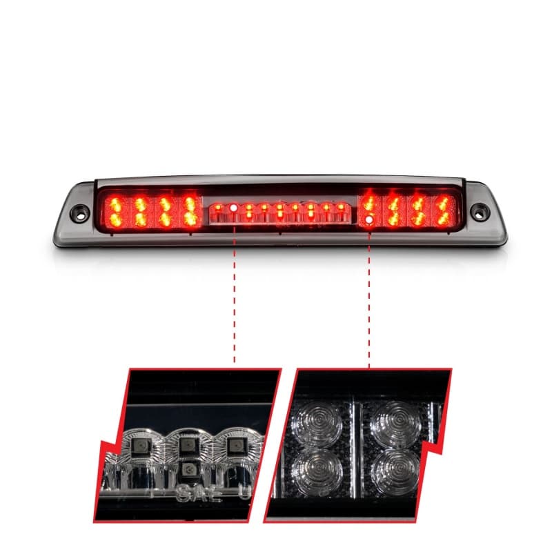ANZO LED 3rd Brake Light Assembly for Chevy C6 Smoke Lens Plug & Play - Image 4
