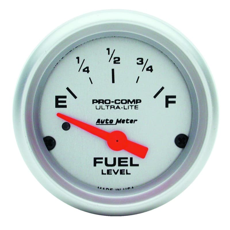 AutoMeter Ultra-Lite Fuel Gauge for Multiple Resistance Ranges 0-240 Ohm - Image 2