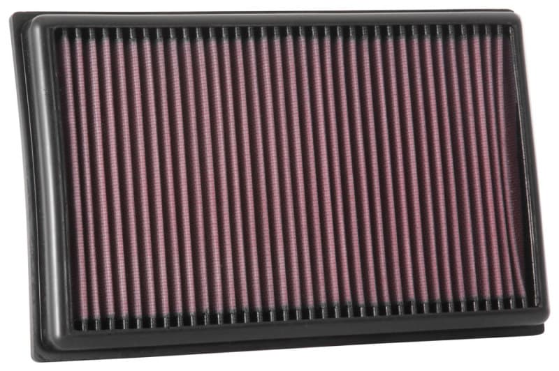 K&N Engineering Drop-In Air Filter Washable Reusable High-Flow for Multiple V...