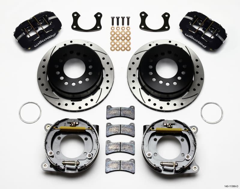 Wilwood Dynapro Rear Disc Brake Kit for Muscle Cars 4-Piston 11" Rotor