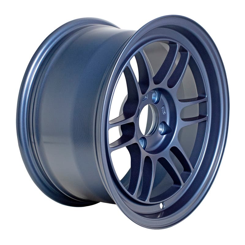 Enkei RPF1 15x8 4x100 28mm Offset Matte Blue Wheel - Image 2