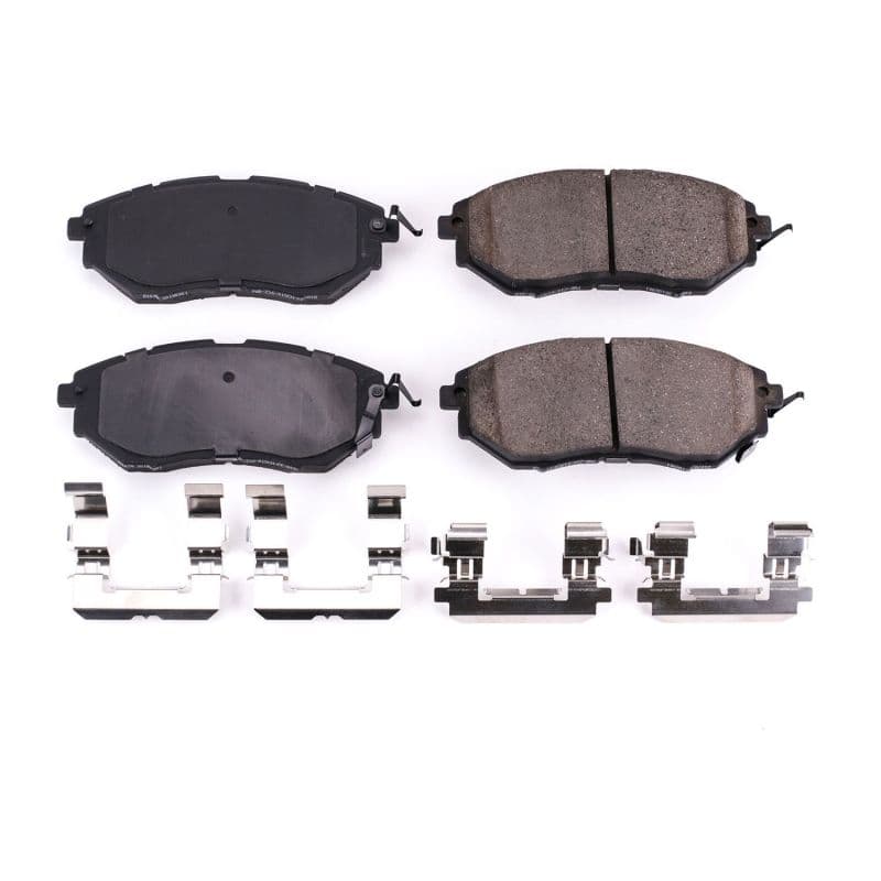 PowerStop Z17 Evolution Plus Ceramic Brake Pads with Stainless Steel Hardware