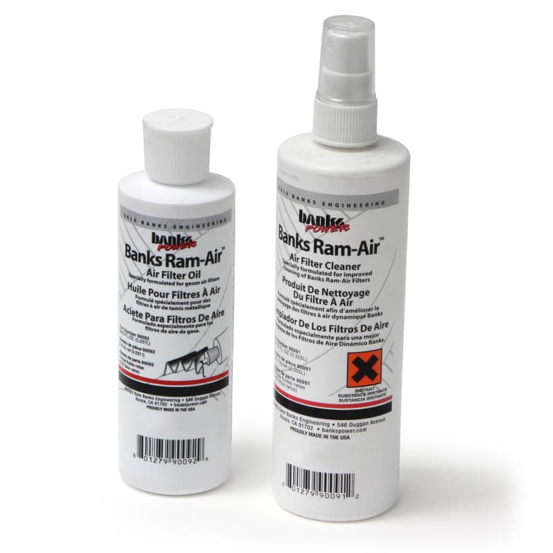 Banks Power Filter Service Kit with K&N Power Kleen Cleaner and Oil 8oz - Image 2