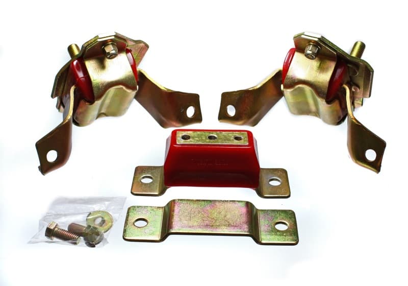 Energy Suspension Engine & Transmission Mount Combo Kit Red