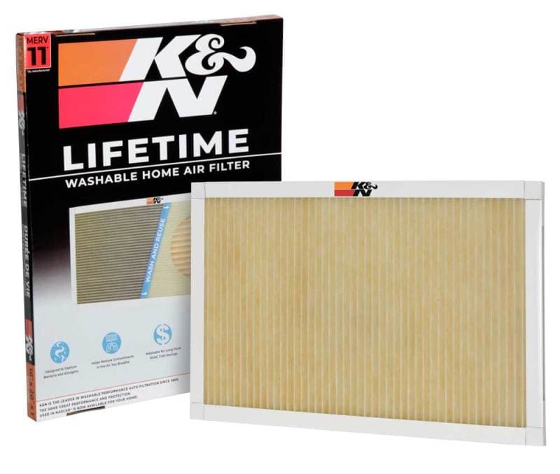 K&N Engineering HVAC Air Filter MERV 11 Washable Reusable Pleated Synthetic - Image 3