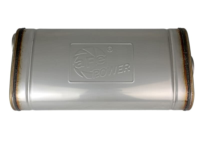 aFe MACH Force-Xp 304 Stainless Steel Muffler 2.5" ID Oval Body - Image 2