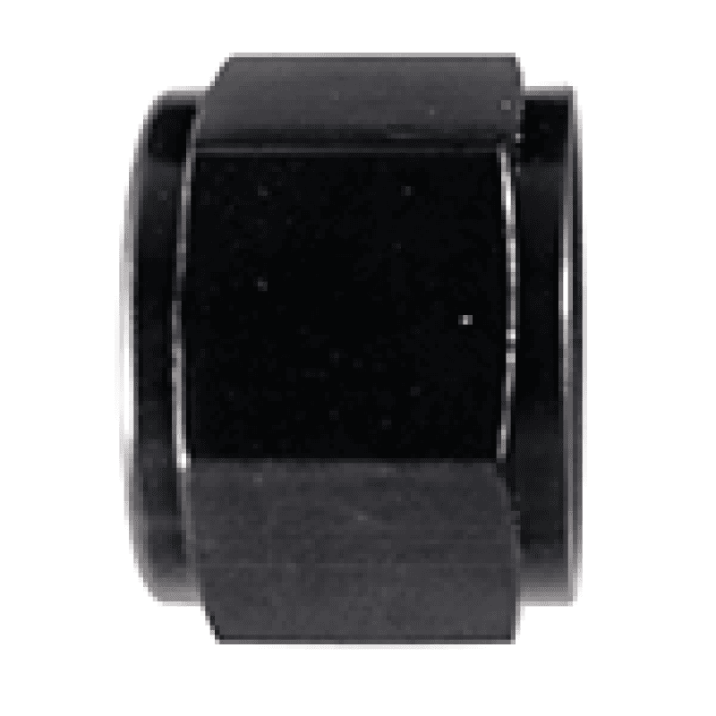 Fragola Aluminum Flare Cap -10AN Black