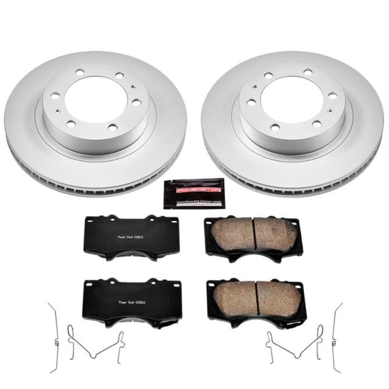 PowerStop Z17 Evolution Coated Rotor Brake Kit for Daily-Driven Vehicles