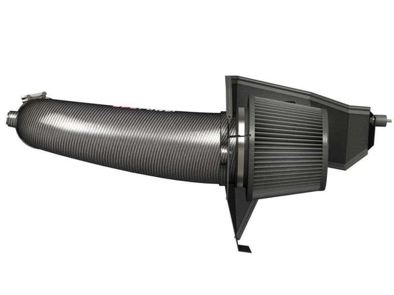 aFe Track Series Intake System with Heat Shield for Chevy C6 - Powder-Coated ... - Image 2
