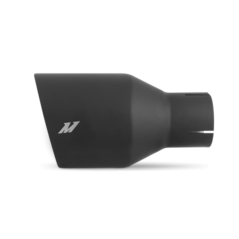 Mishimoto Double-Wall 4.5" Slashed Exhaust Tip 304 Stainless Steel Matte Black - Image 3