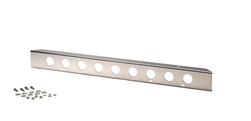 Kentrol Front Bumper for Jeep CJ 45-86 42 Inch Polished Silver with Holes