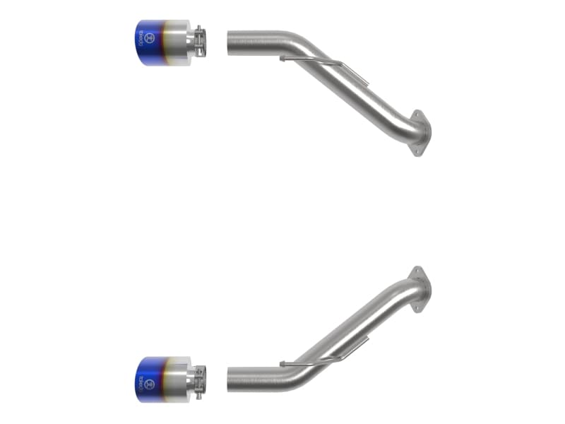 aFe Exhaust Axle Back System 2.5" Stainless Steel with Dual 4.5" Tips - Image 2