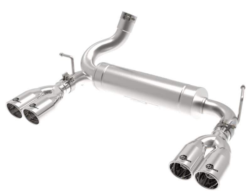 aFe Exhaust Axle Back for Chevy C6 2.5" 409 Stainless Steel Quad 3.5" Tips - Image 2